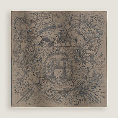 Brown - Silk Scarves and Stoles for Men | Hermès Mainland China Brown - Silk Scarves and Stoles for Men | Hermès Mainland China